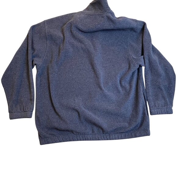 Ocean Pacific Men's Blue Quarter-Zip Fleece Pullover XL Gray and Warm - Picture 2 of 8